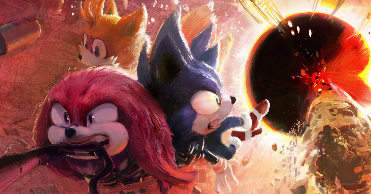 El arte conceptual de la película Sonic the Hedgehog 3 revela contenido recortado y características secretas