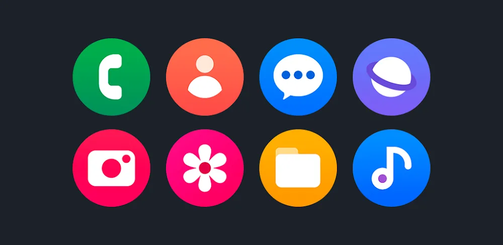 OneMax 6 – Icon Pack (Round)