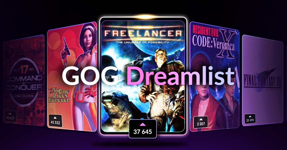 Vote en el juego clásico para lanzar en Gog con su herramienta DreamList