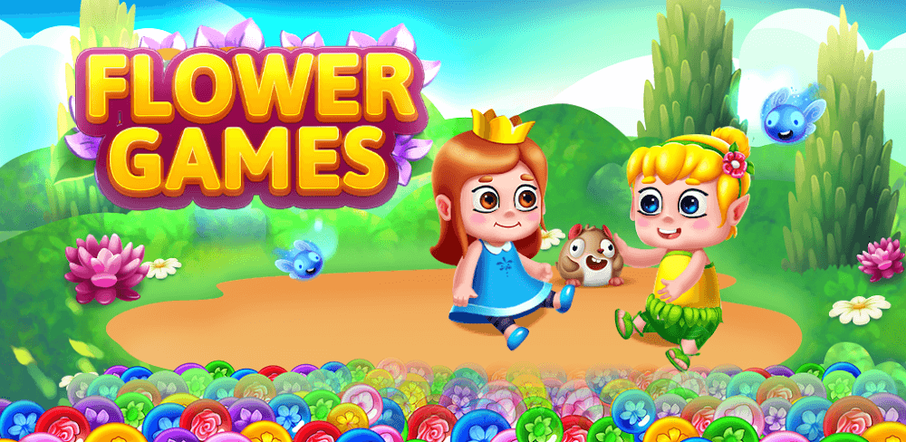 Bubble Shooter – Flower Games