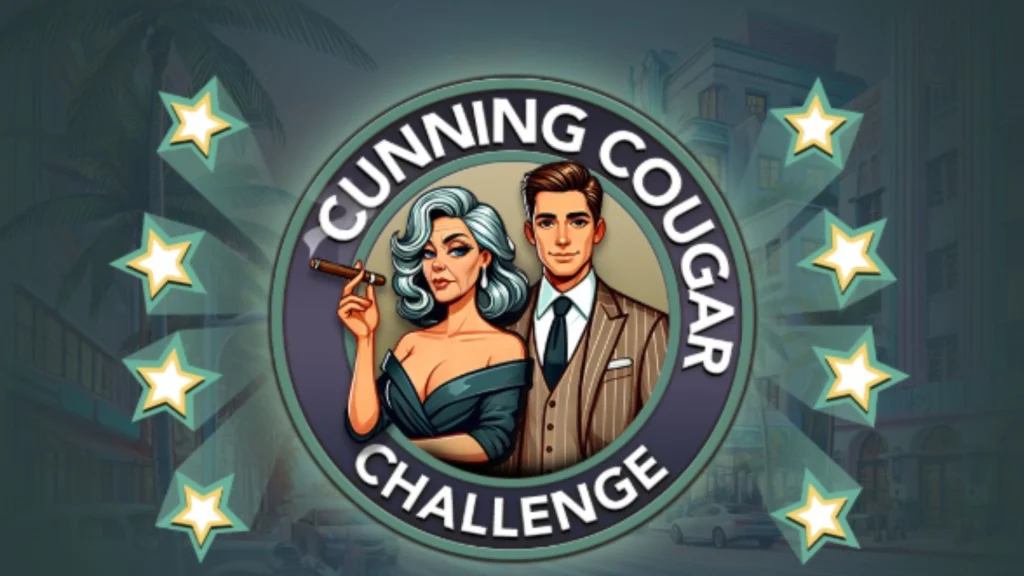 Cunning Cougar challenge in Bitlife