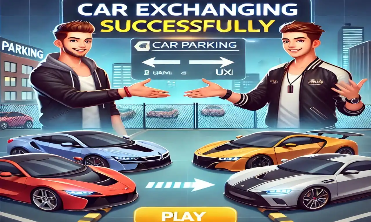 How to exchange cars in a very large car park in 2025