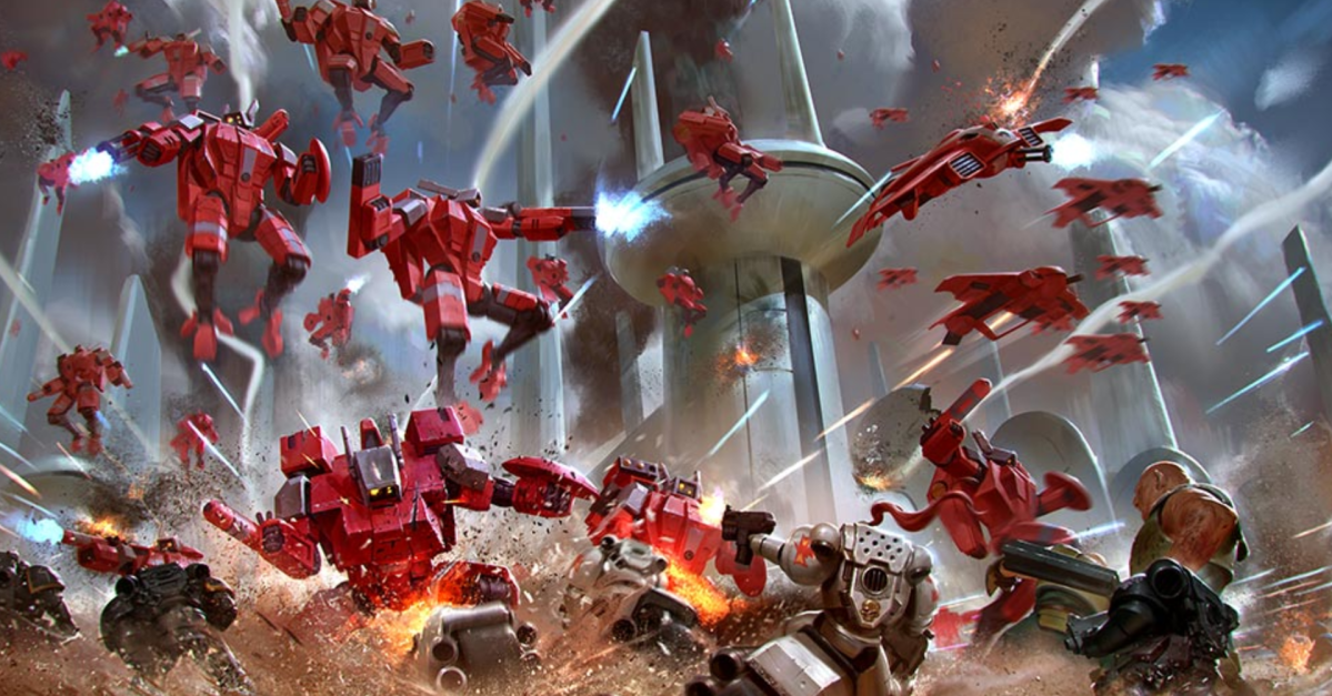 New Warhammer 40k Pits Pitits Farsight Against Fear with Fear