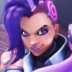 Overwatch 2's Sombra looks toward camera with arms crossed