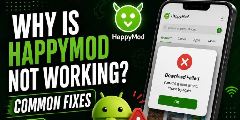 WHY IS HAPPYMOD NOT WORKING? COMMON FIXES