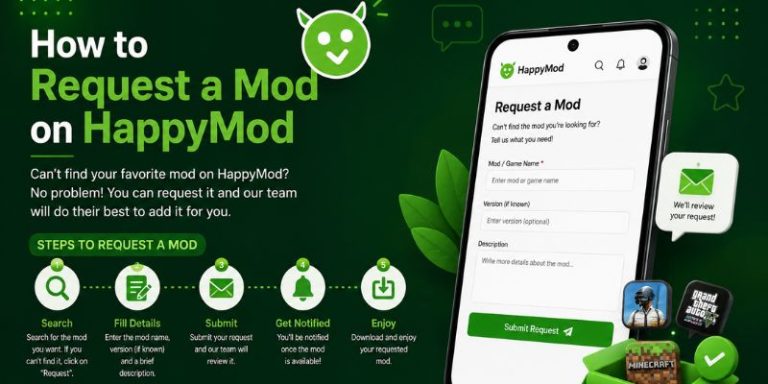 How to Request a Mod on HappyMod